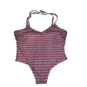 Kona Sol Women one piece bathing suit Swim suit plus size 22 multicolor NWOT